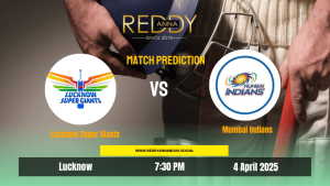 Read more about the article IPL 2025: Match 16, LSG vs MI | Reddy Anna Match Prediction – Who Will Win Today’s Clash?
