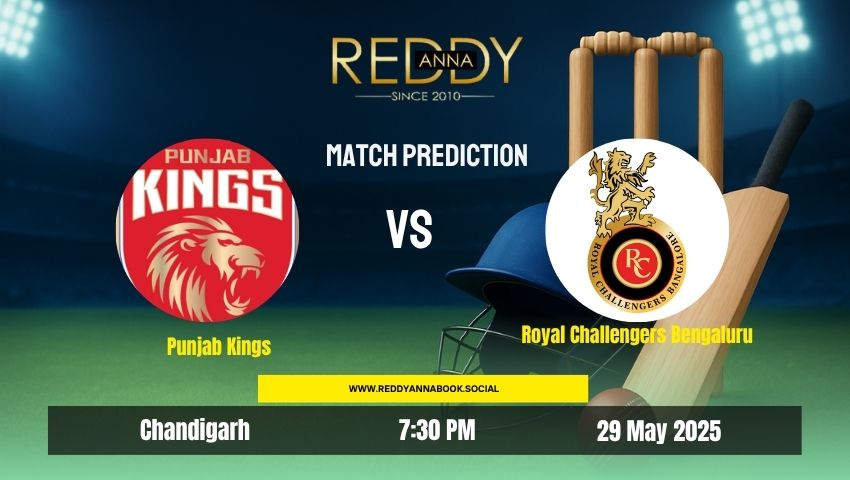 You are currently viewing PBKS vs RCB IPL 2025 Qualifier 1: Who Will Win? | Prediction by Reddy Anna